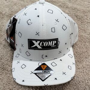 XCOMP Tires White Patterned Cap